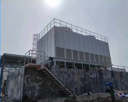 FRP Counter Flow Cooling Tower Square Round GRP Square Cross Flow Type ...