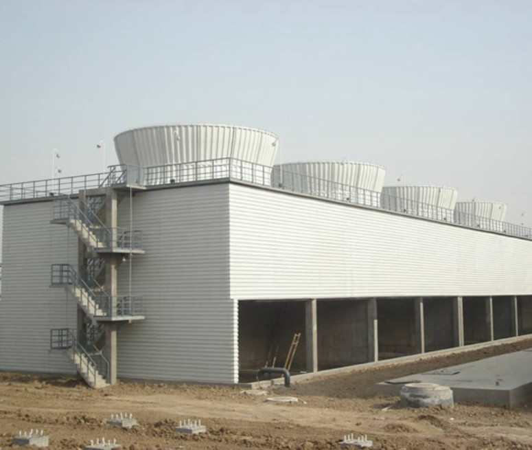 Outdoor Industrial Water FRP Cooling Tower Square / Round GRP ...