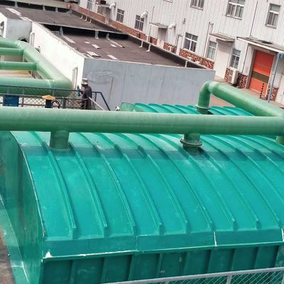 High Strength Resist Stress  Grp FRP Cover Plate Flat Sewage Pool Cover Gas Collection Rainproof Cover Customized