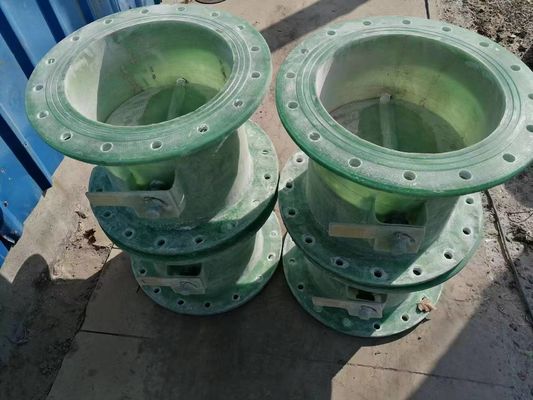 Frp Grp Pipe Fittings Flange Blind Grp Elbow Bend Grp Tee 3 Way 4 Way Joint Cross Reducer