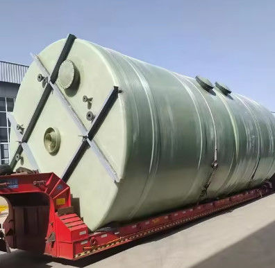 Alle grootte zuurmateriaal FRP opslag tank voor chemische productielijn
