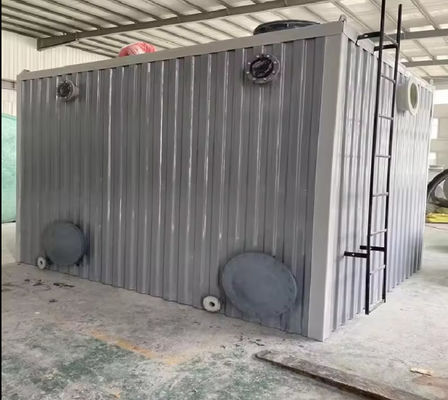 Environmental Protection Integrated FRP Biological Deodorization Box Fiberglass Deodorization Box Waste Treatment