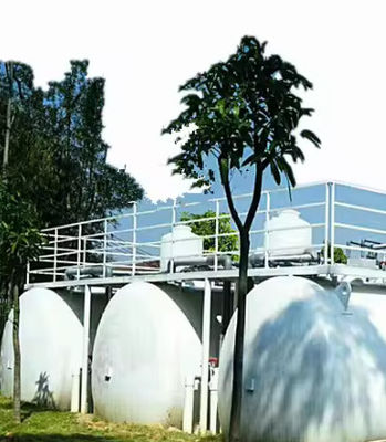 FRP Storage Tanks Water Machine Package Sewage Treatment Plant Device Septic Tank plant infactory