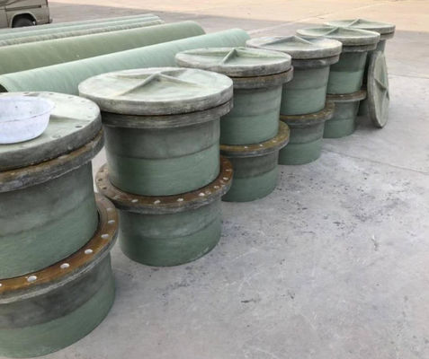 Excellent FRP GRP Pipe Fittings Flange Blind Flange Plate Square Resist Corrosion Construction Industry