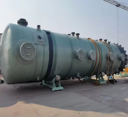 Wet Scrubber For Boiler, Flue Gas Desulfurization Tower  FRP Environmentally Efficient Flue Fume Gas Desulfurization So2