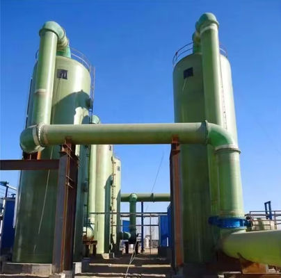 FRP Power Plant Flue Gas Desulfurization Tower exausted waste  Gas Scrubber Tower purification tower frp high efficiency