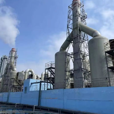 High Sulfur Removal Performance FRP Desulfurization Tower Vertical Structure Low Maintenance