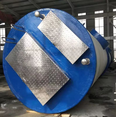 High Quality FRP Sewage Pumping Station GRP Fiberglass Integrated Prefabricated Pumping Station wastewater treatment