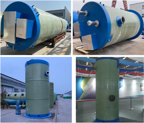 Prefabricated Frp Integrated Pumping Station Rural Municipal Pipe Network Sewage and Rainwater Lifting Pumping Station
