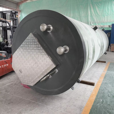 High head Frp Integrated Lifting Pumping Station Rainwater Collection Frp prifabricated Buried Sewage Pumping Station