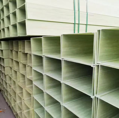 Pultruded Fiberglass Reinforced Plastic GFRP FRP Profiles Cable Bridge Trough