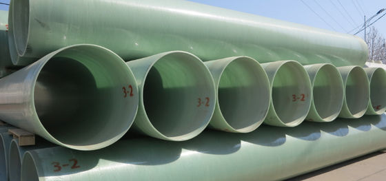 High Strength Customized FRP  Fiberglass Reinforced Plastic Pipe Mortar Pipe Large Diameter