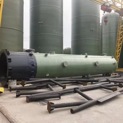 Low  maintenance FRP acid mist  Absorption tower Fiberglass purification tower GRP HCL hydrochloric acid tower