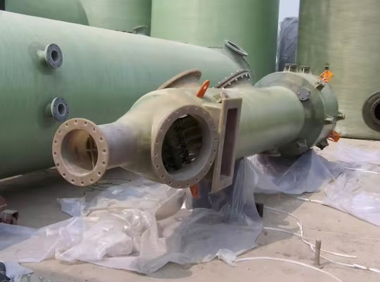 FRP Waste Gas Purification Tower Scrubbers gas absorption column acid mist gas absorption scrubber tower  for industry