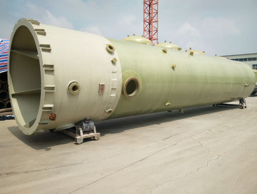FRP Waste Gas Purification Tower Scrubbers gas absorption column acid mist gas absorption scrubber tower  for industry