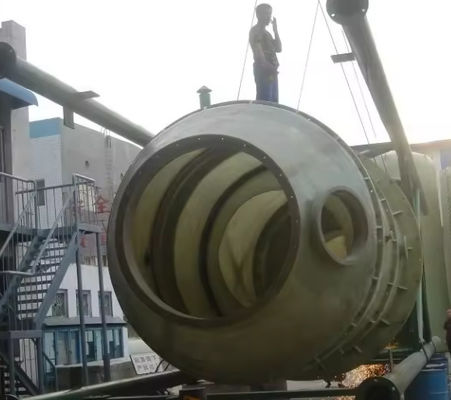FRP Waste Gas Purification Tower Scrubbers gas absorption column acid mist gas absorption scrubber tower  for industry