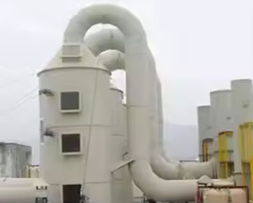 Acid Mist / Ammonia Absorption Water Scrubber Spray Frp Tower Welding Fume Extractor For Industrial
