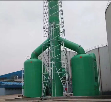High FRP Desulfurization Tower Frp Tower / Ammonia Scrubbing / Gas Scrubber