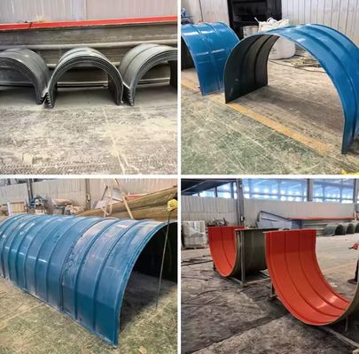 Fiberglass Plate Arch Gas Collecting Hood GRP Plastic Pultrusion FRP Sewage Pool Cover Rainwater Waste Water