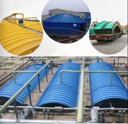 Professional Sewage Pool Grp FRP Cover Plate Gas Collecting Hood FRP Cover