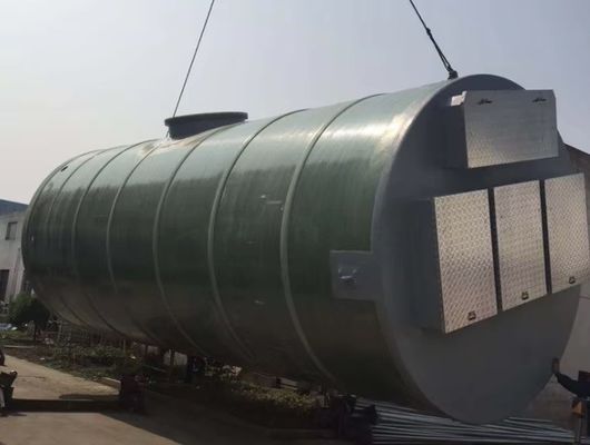 Buried Rainwater Diversion Equipment Domestic Sewage Pumping Station FRP Sewage Lifting Pump Station