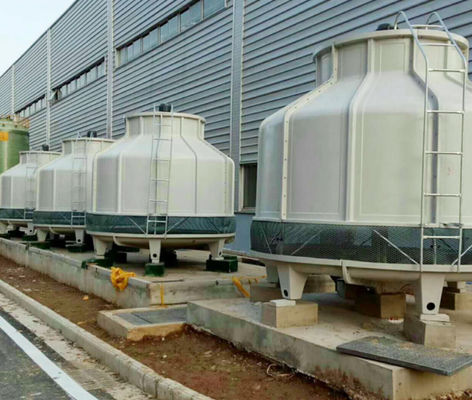 Low Noisy Easy Operation  Counter Flow Type Cooling Tower FRP Square / Round GRP
