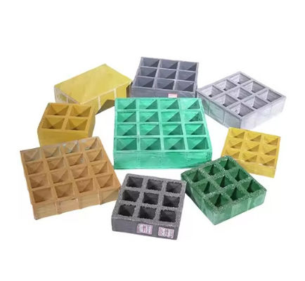 GRP Landscaping Grids, Molded Frp Grating, Swimming Pool Overflow Grating Different Mesh Size Fiberglass Grating Floorin