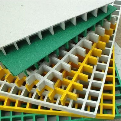 GRP Landscaping Grids, Molded Frp Grating, Swimming Pool Overflow Grating Different Mesh Size Fiberglass Grating Floorin