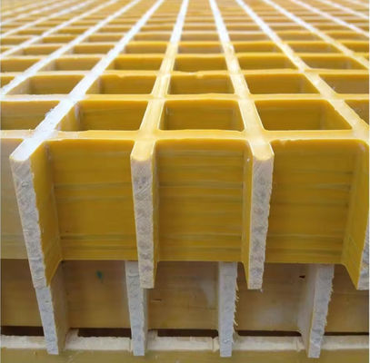 GRP Landscaping Grids, Molded Frp Grating, Swimming Pool Overflow Grating Different Mesh Size Fiberglass Grating Floorin