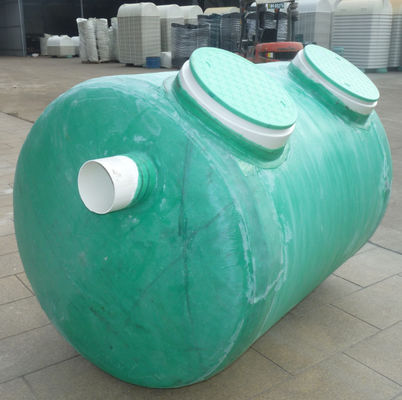 Fiberglass Winding FRP Septic Tank With Ordinary Pressure Low Maintence Long Service Life