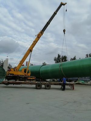 Lightweight High Strength FRP Pipe Fiberglass Reinforced Plastic For Heavy Duty