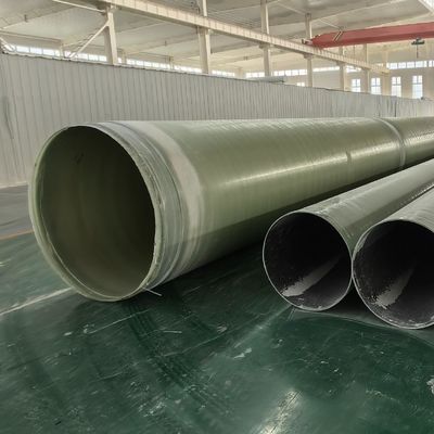 Long Lasting Durable Reinforced Fiberglass Pipe With Max Length Of 12m
